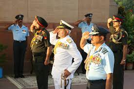 3 Different Salutes Of Indian Armed Forces Image